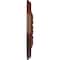 Ekena Millwork Wakefield Ceiling Medallion (Canopies up to 3 5/8"), 11 3/4"OD x 1 1/4"P, Burnished Mahogany Crackle CM11WABMC - alternate 5